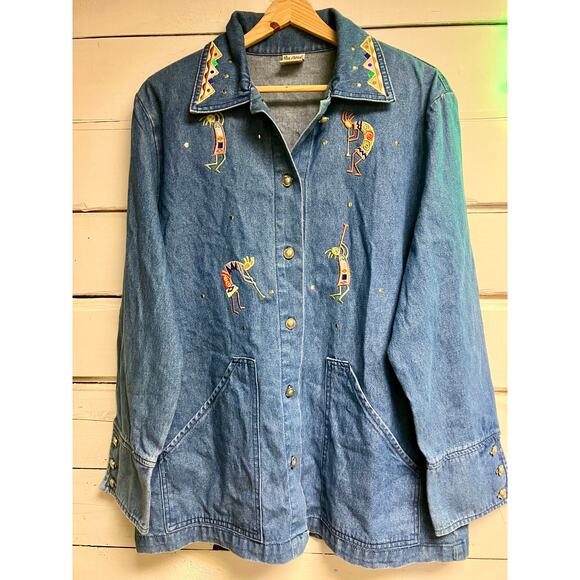 Vintage Cactus California Denim Jacket Women’s Large. - Picture 1 of 6